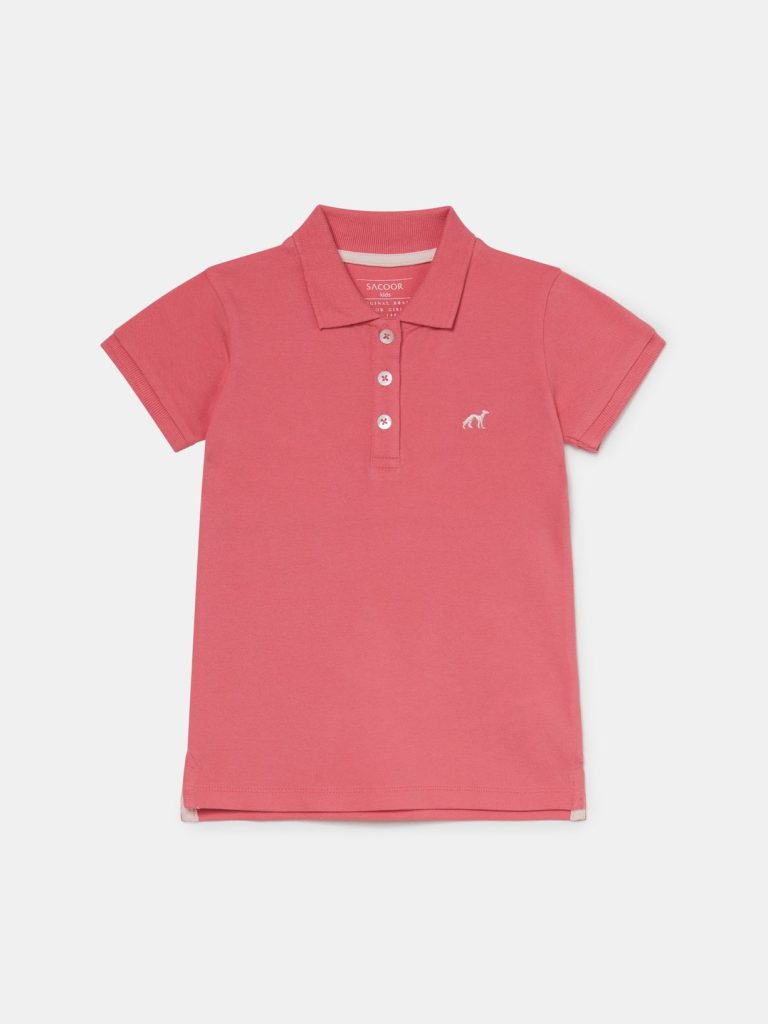 Essential Sacoor Polo Shirt Short Sleeves, Pink