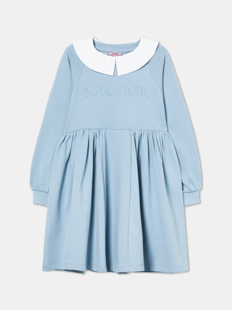 Sacoor Sweat Dress, Light Blue