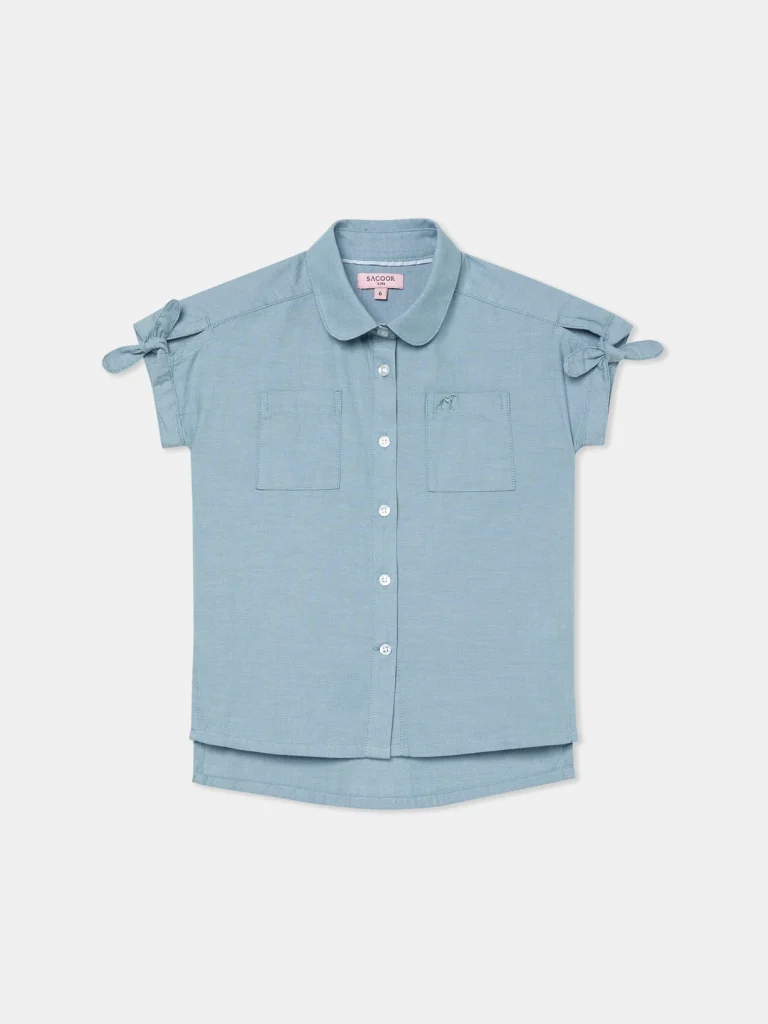 Shirt Sport Girl Casual (Regular) Light Blue1